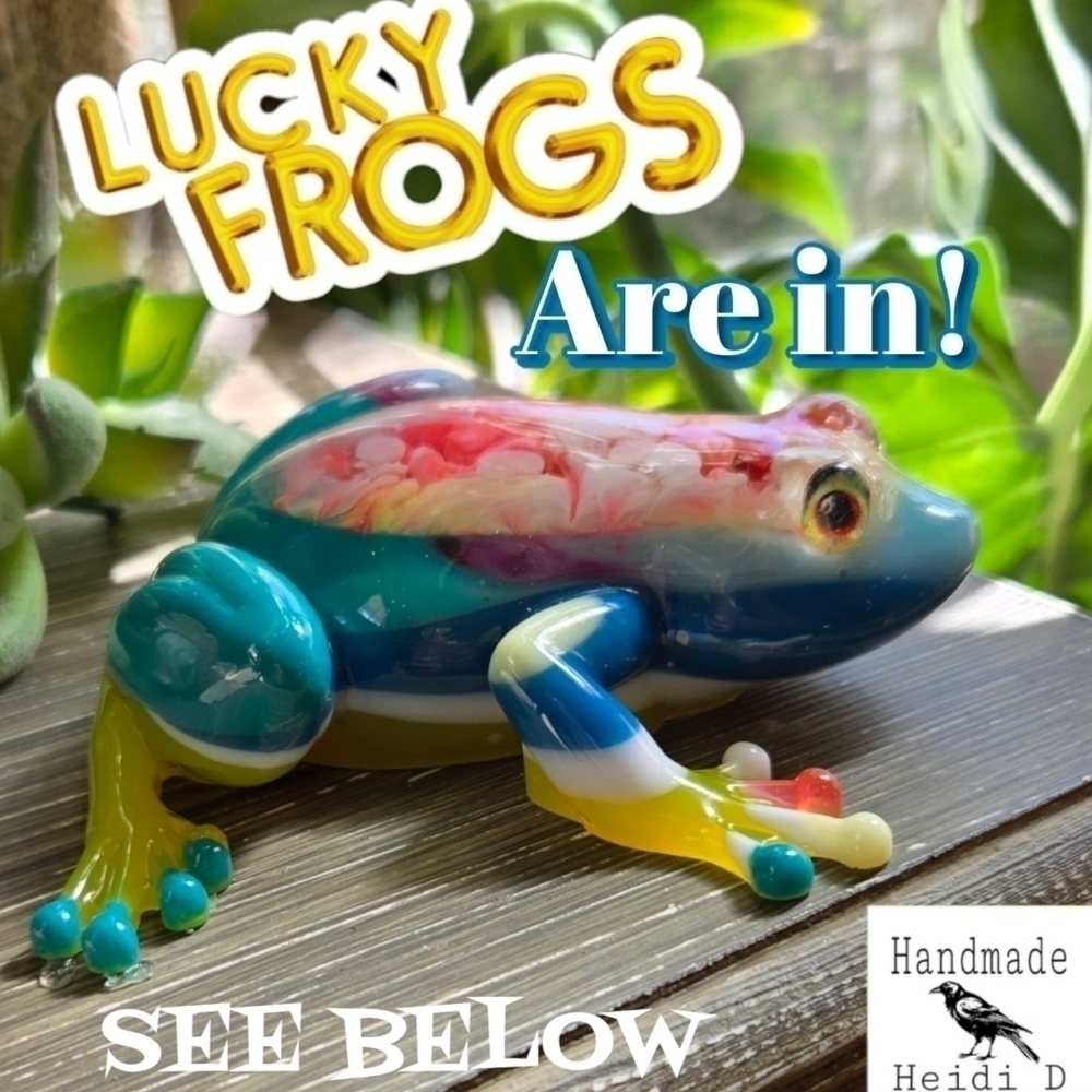 Lucky Tree Frog Hand Crafted - Picture 7 of 13